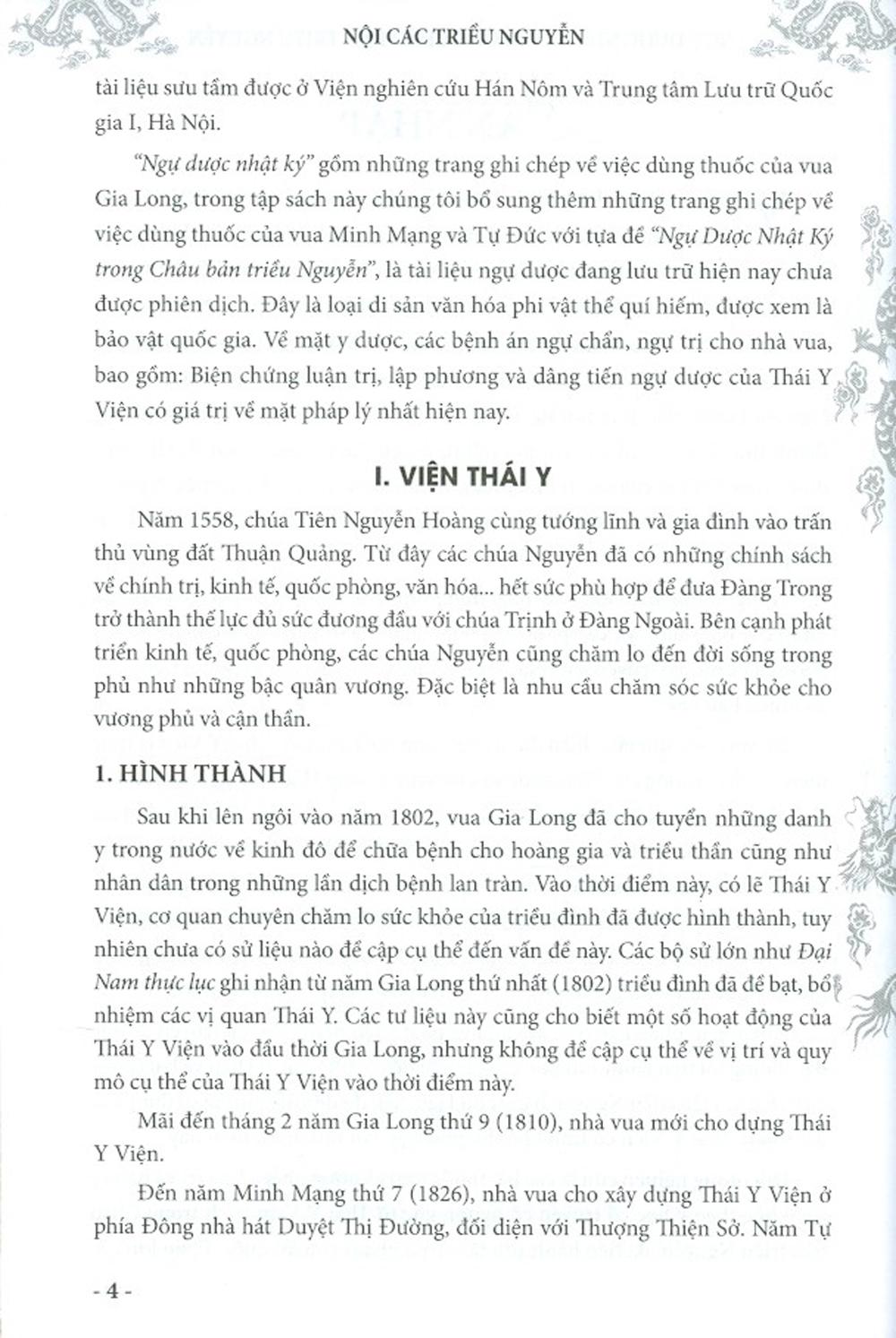 Ngự Dược Nhật ký Trong Châu Bản Triều Nguyễn