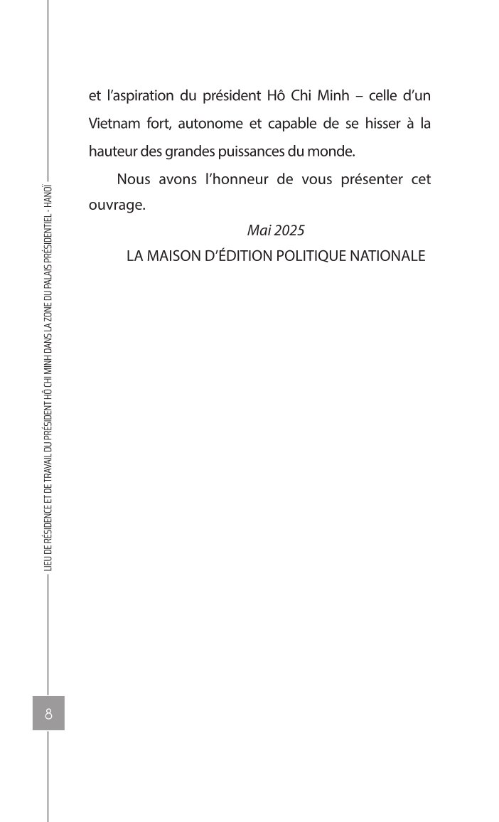 Lieu de residence et de travail du pesident Ho Chi Minh dans la zone du palais presidentiel - Hà Nội