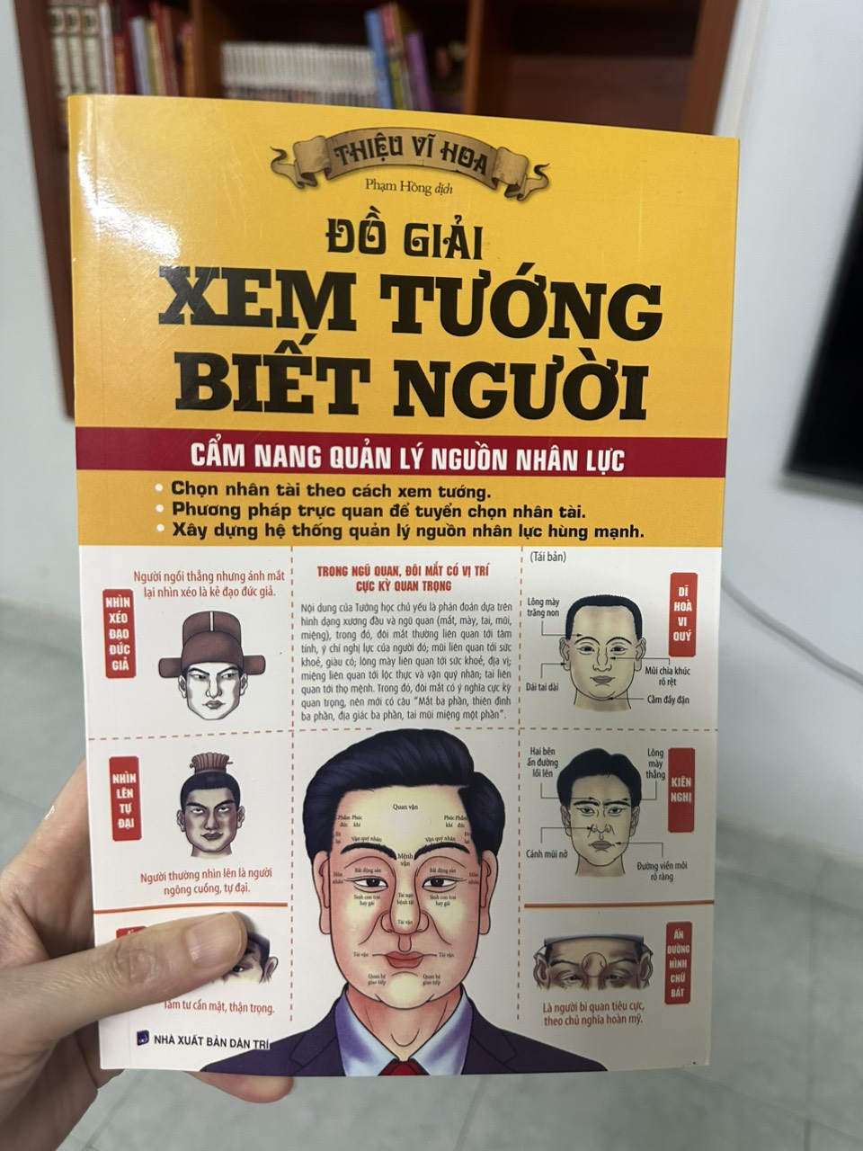 Sách - Đồ giải xem tướng biết người - Cẩm nang quản lý nguồn nhân lực