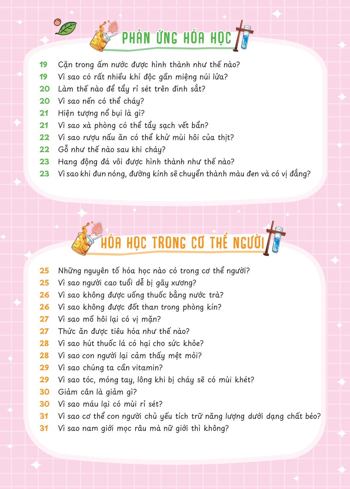 Hóa Học Vui Nhộn - Những Câu Hỏi Vì Sao Về Hóa Học