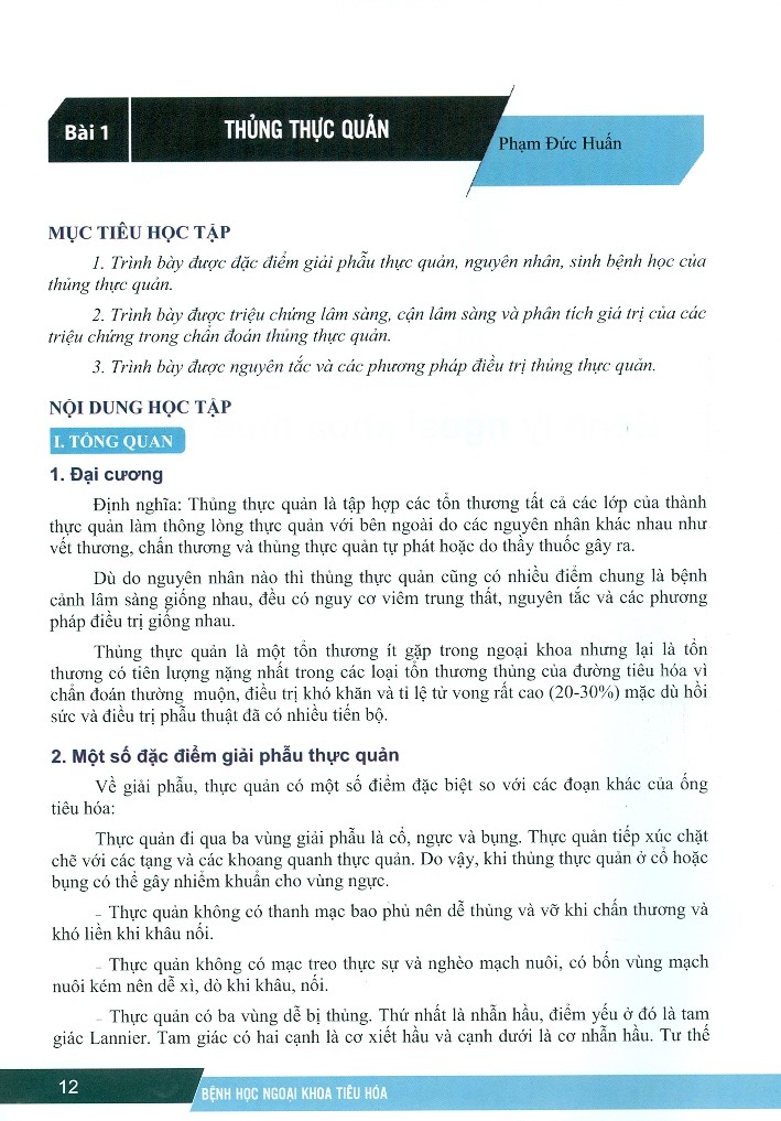 Bệnh Học Ngoại Khoa Tiêu Hóa (Dùng cho đào tạo sau đại học)
