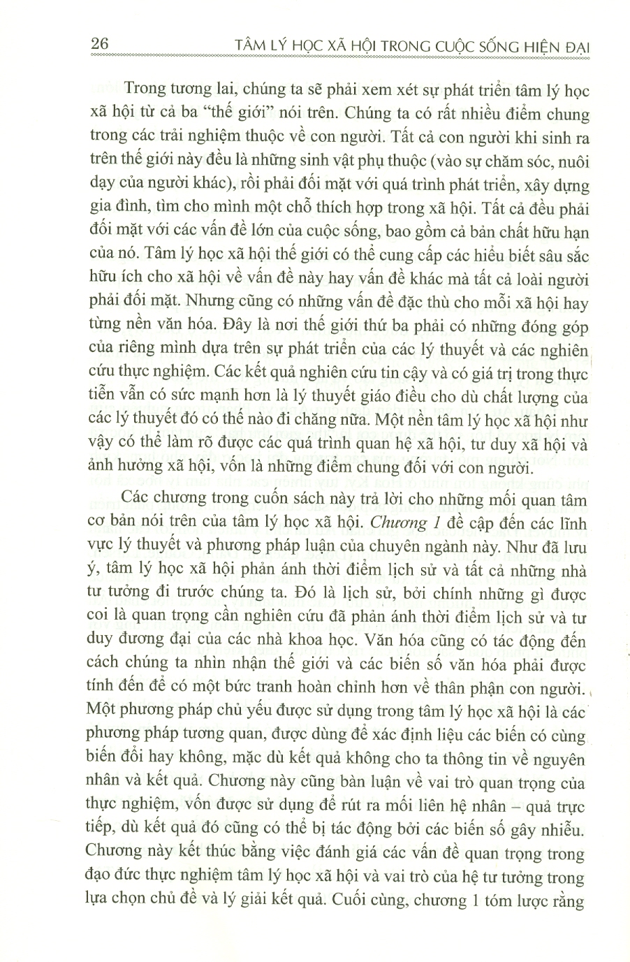 Tâm Lý Học Xã Hội Trong Cuộc Sống Hiện Đại (Tái bản lần 1) - Bìa Cứng