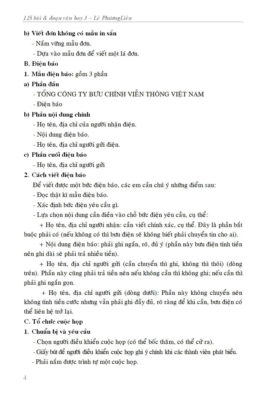 125 Bài Và Đoạn Văn Hay 3