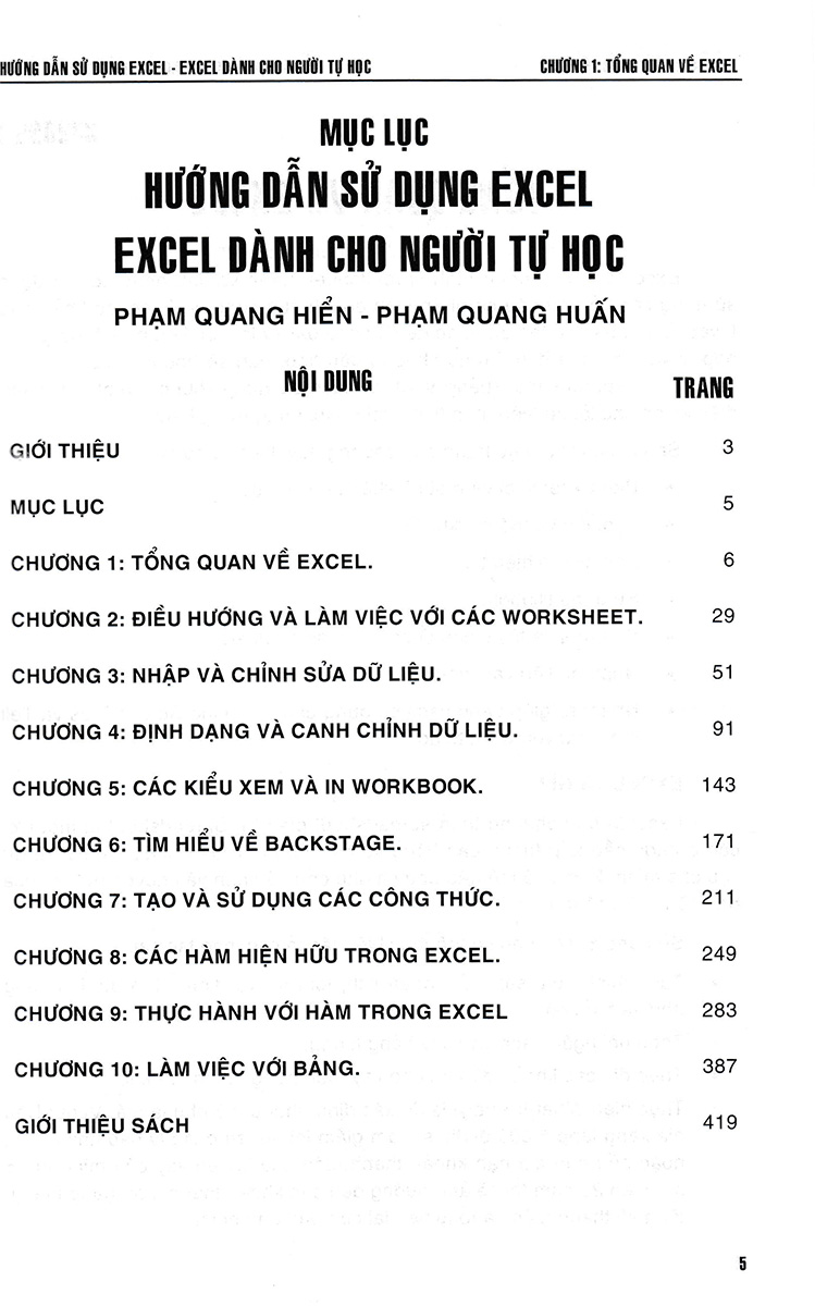 Hướng Dẫn Sử Dụng Excel - Excel Dành Cho Người Tự Học (STK)