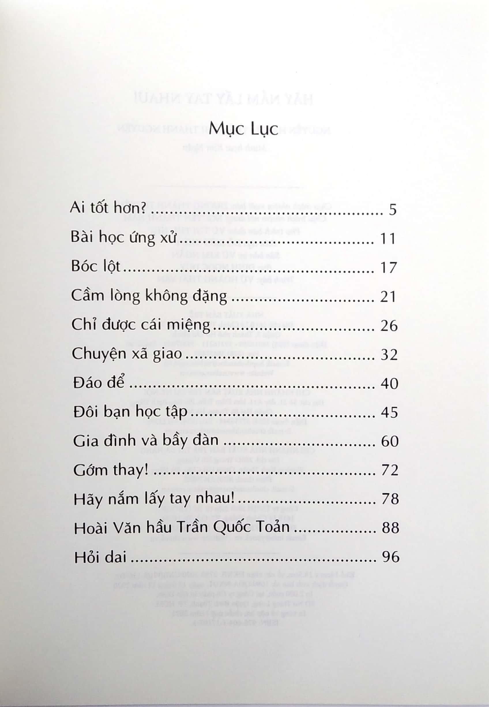 500 Câu Chuyện ĐĐ: Hãy Nắm Lấy Tay Nhau