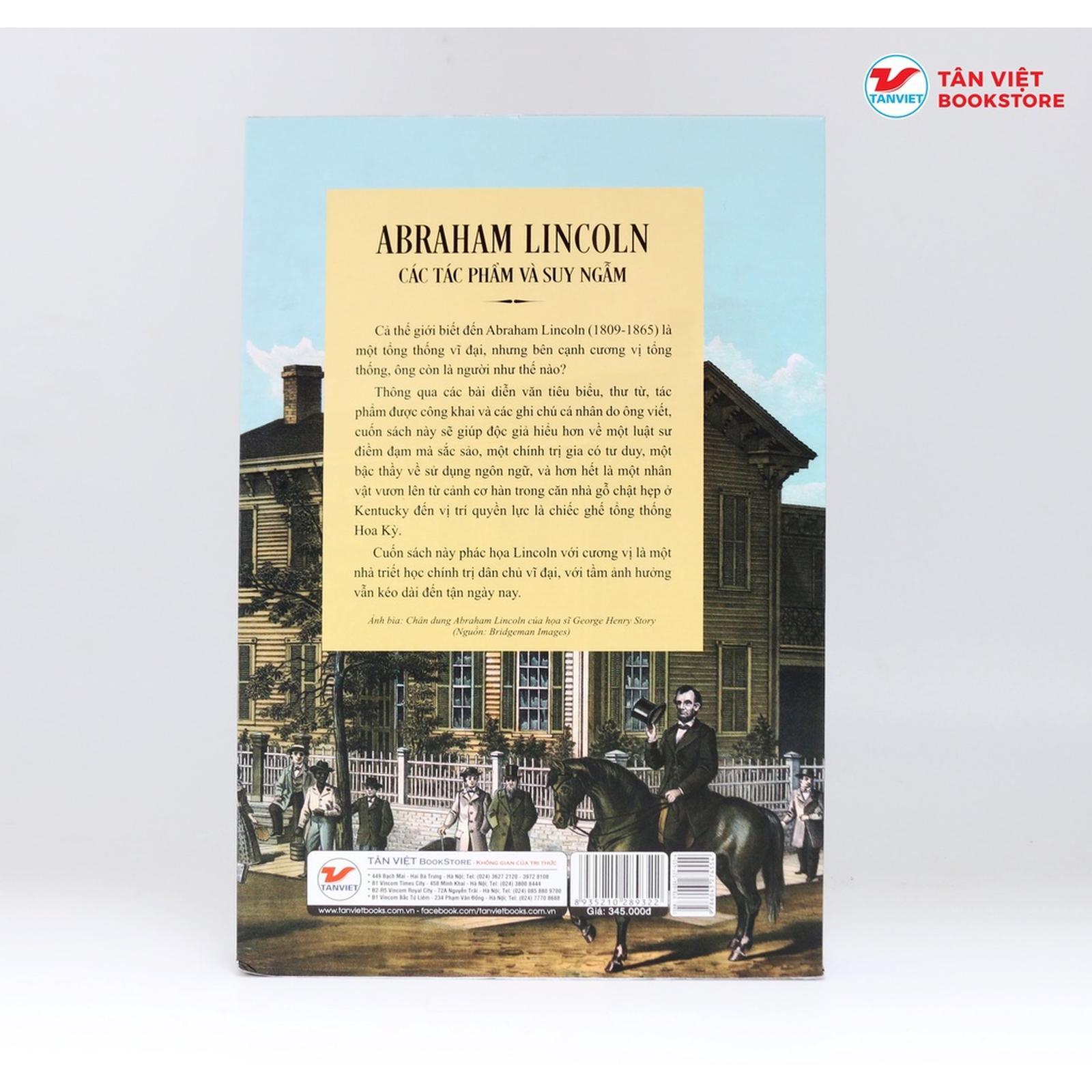 Abraham Lincoln - Các Tác Phẩm Và Suy Ngẫm - Bản Quyền