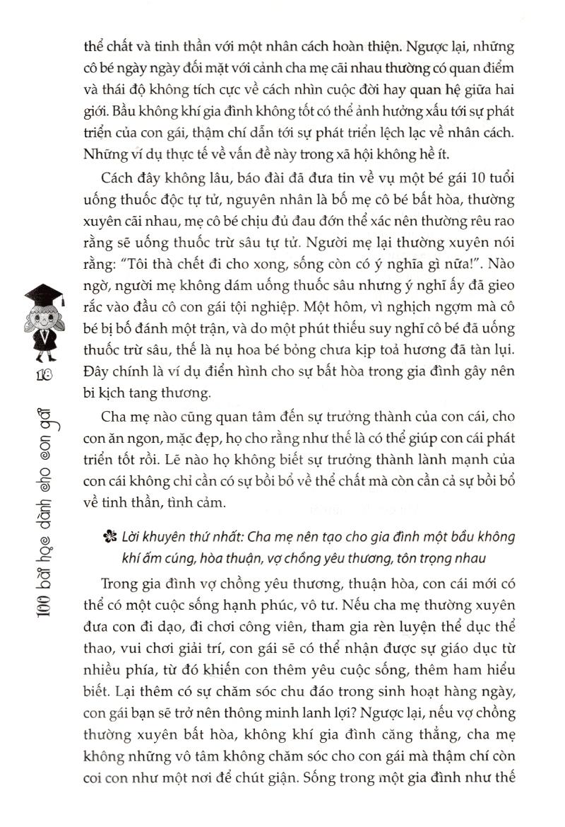 100 Bài Học Dành Cho Con Gái (Tái Bản)