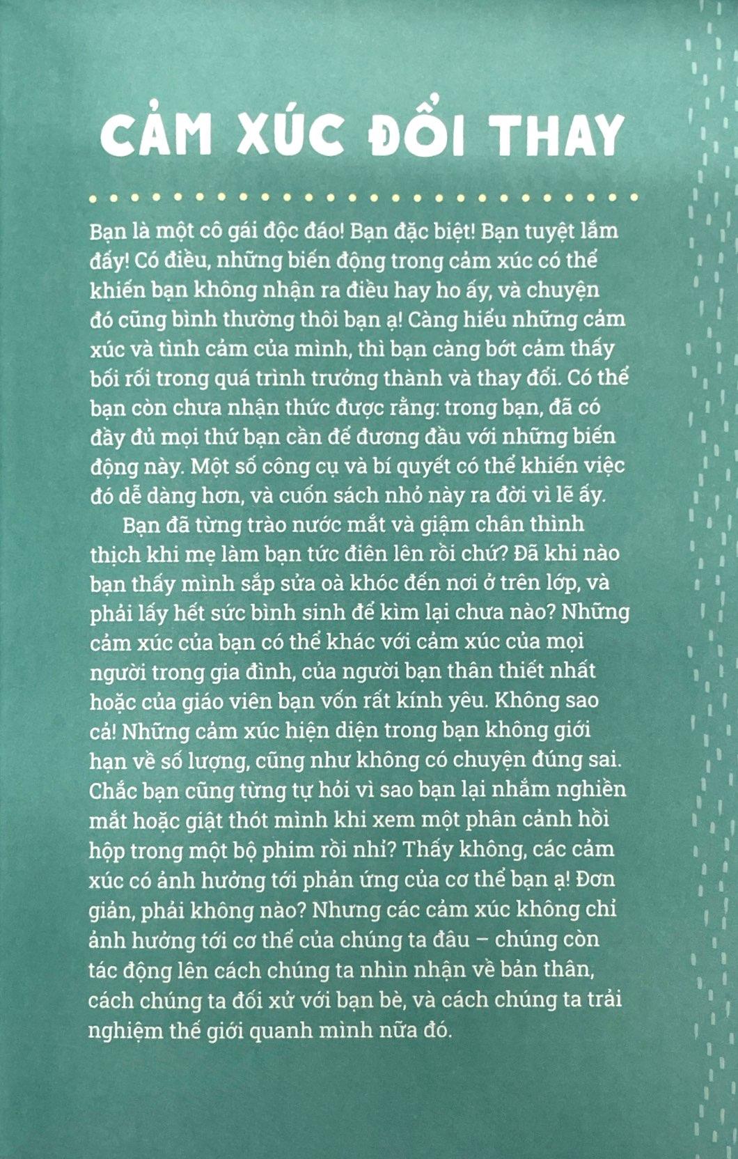 Cẩm Nang Tuổi Dậy Thì: Nâng Niu Cảm Xúc - Dành Cho Bạn Gái