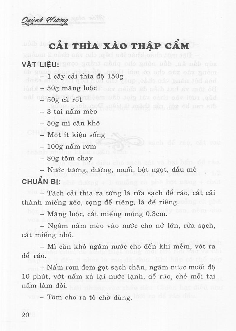 Món Chay Ngon, Dễ Làm (Tái Bản 2014)