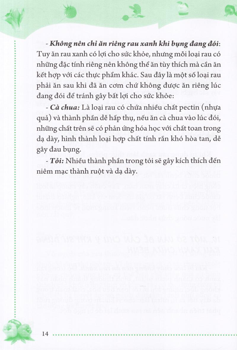Rau Xanh Chữa Bệnh