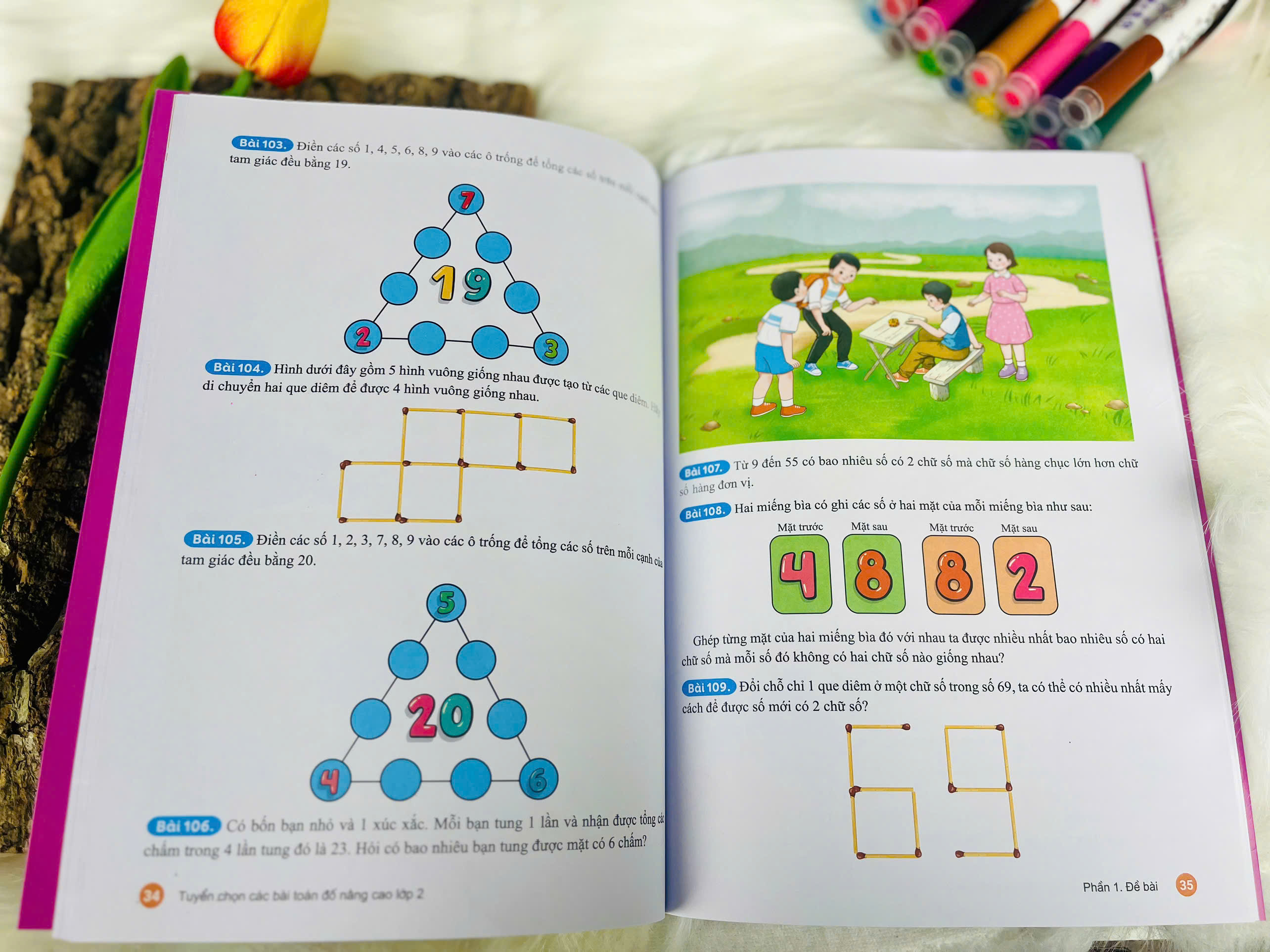 Sách - Tuyển Chọn Các Bài Toán Đố Nâng Cao Lớp 2 - Dùng chung cho các bộ SGK hiện hành - ndbooks