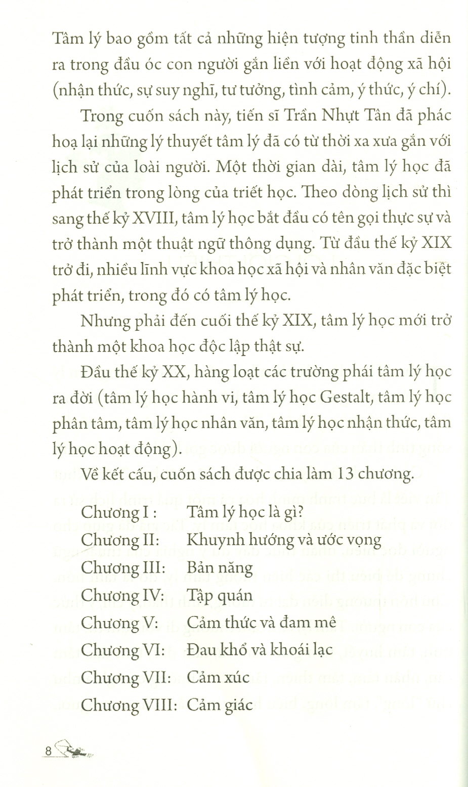 TÂM LÝ HỌC (Tiến sĩ Triết học Trần Nhật Tân)