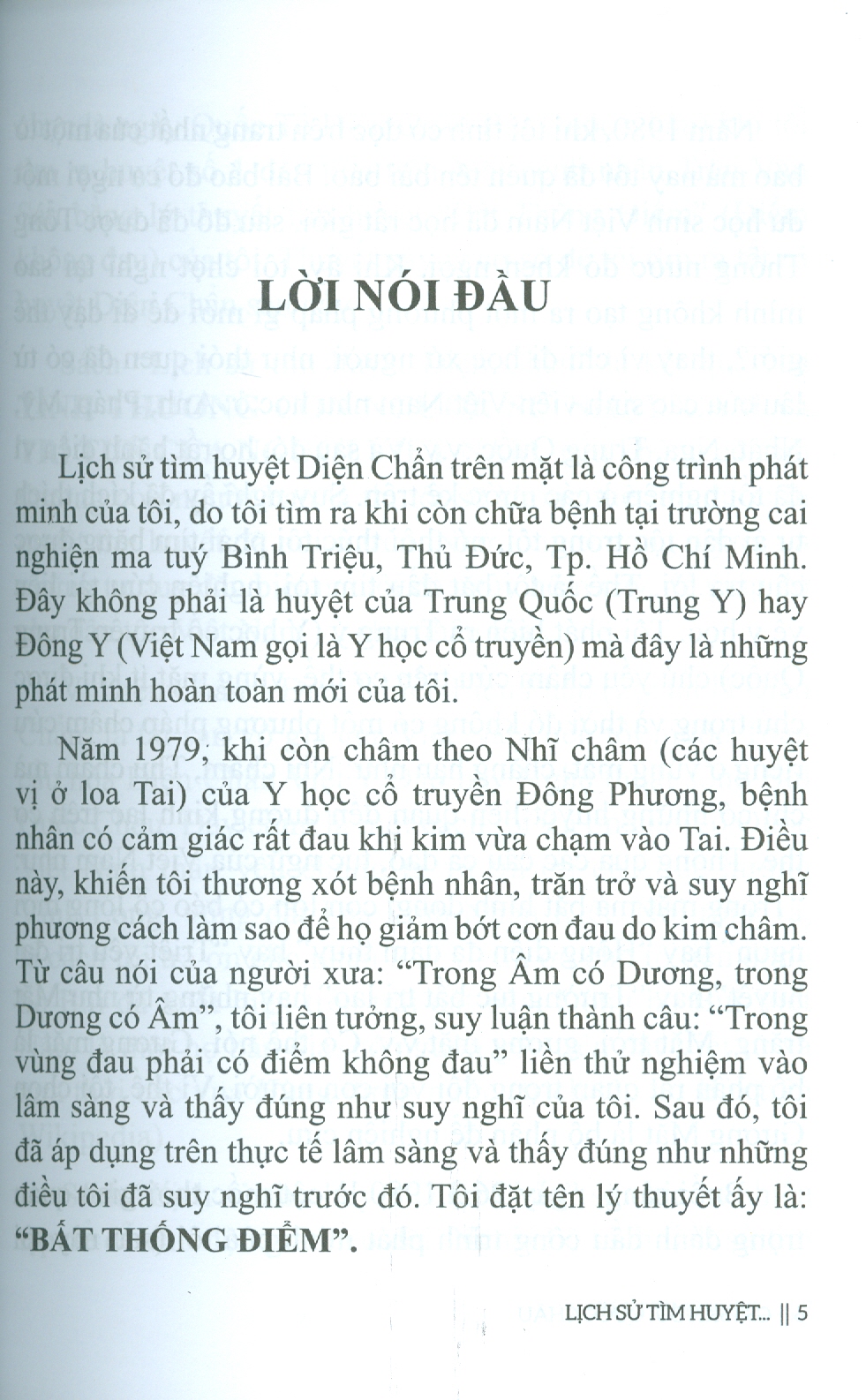 Lịch Sử Tìm Huyệt Diện Chẩn - Điều Khiển Liệu Pháp Bùi Quốc Châu
