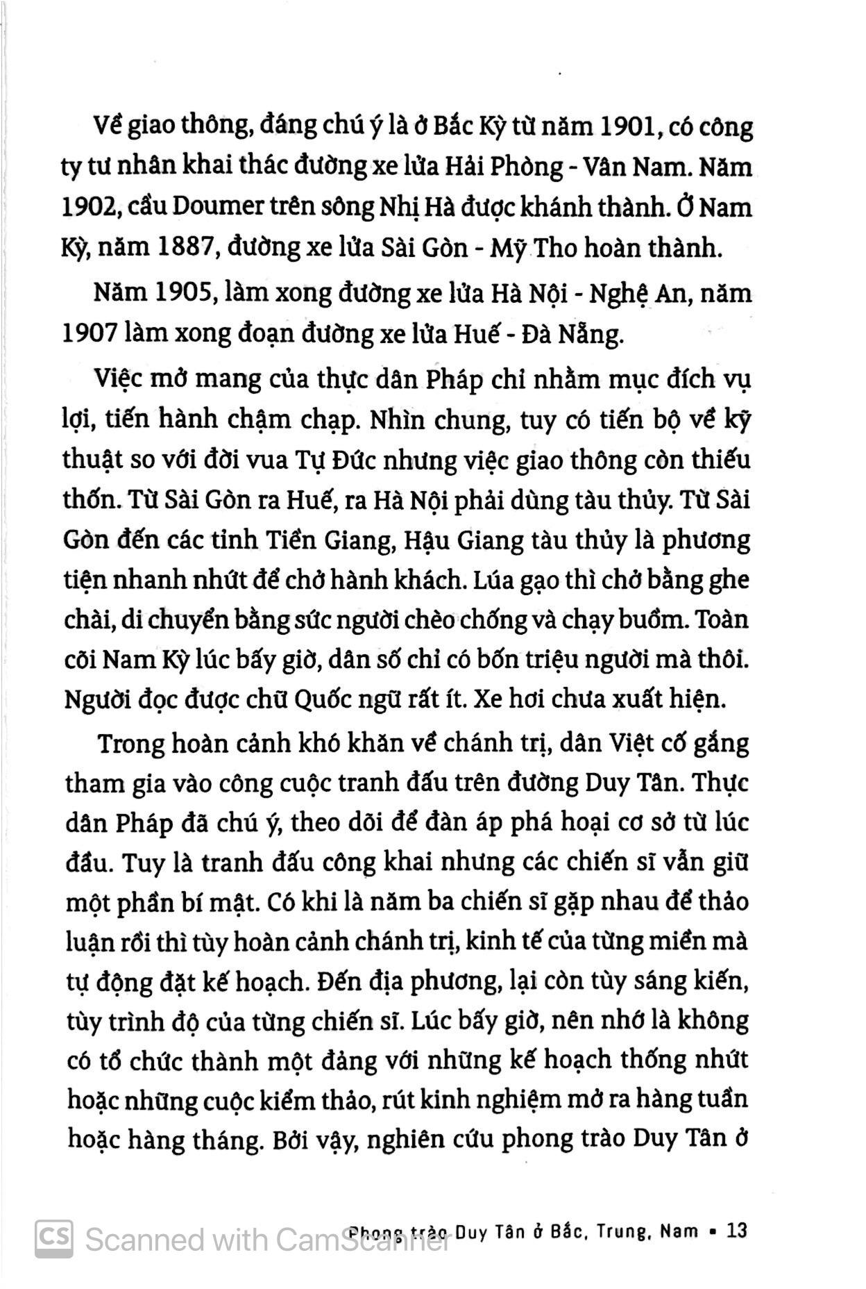 Sơn Nam - Phong Trào Duy Tân Ở Bắc, Trung, Nam - Miền Nam Đầu Thế Kỷ XX - Thiên Địa Hội Và Cuộc Minh Tân