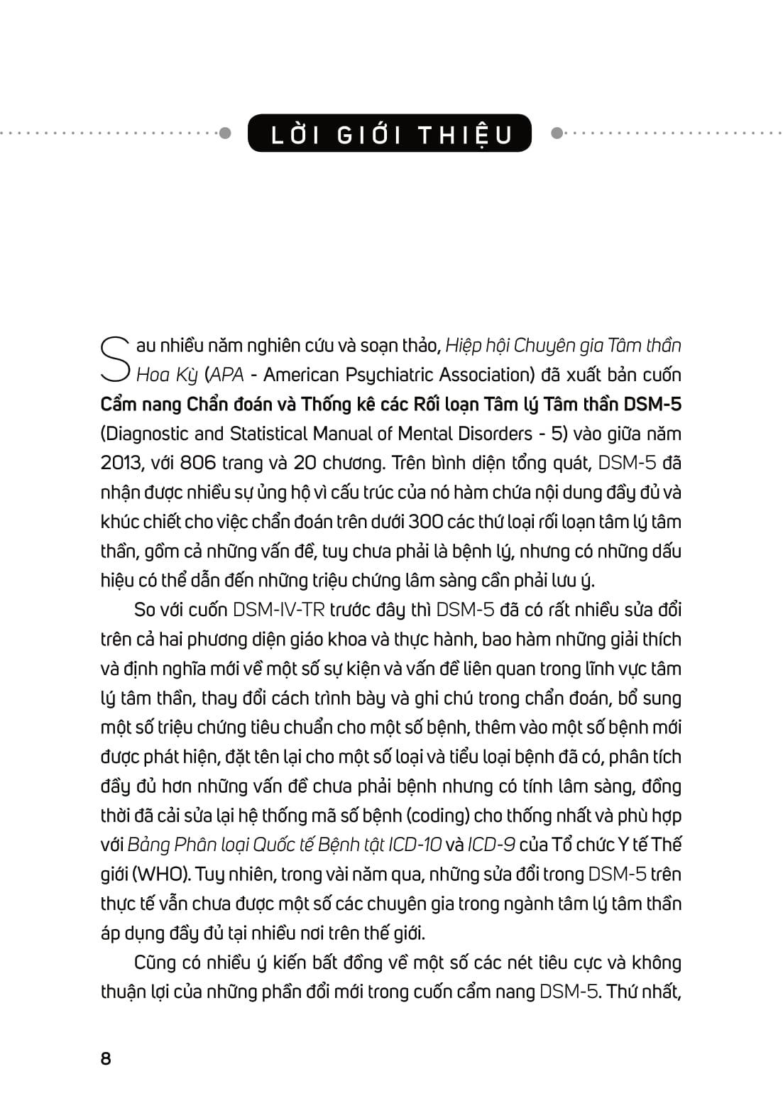 Hướng Dẫn Chẩn Đoán Tâm Lý Tâm Thần Theo DSM-5