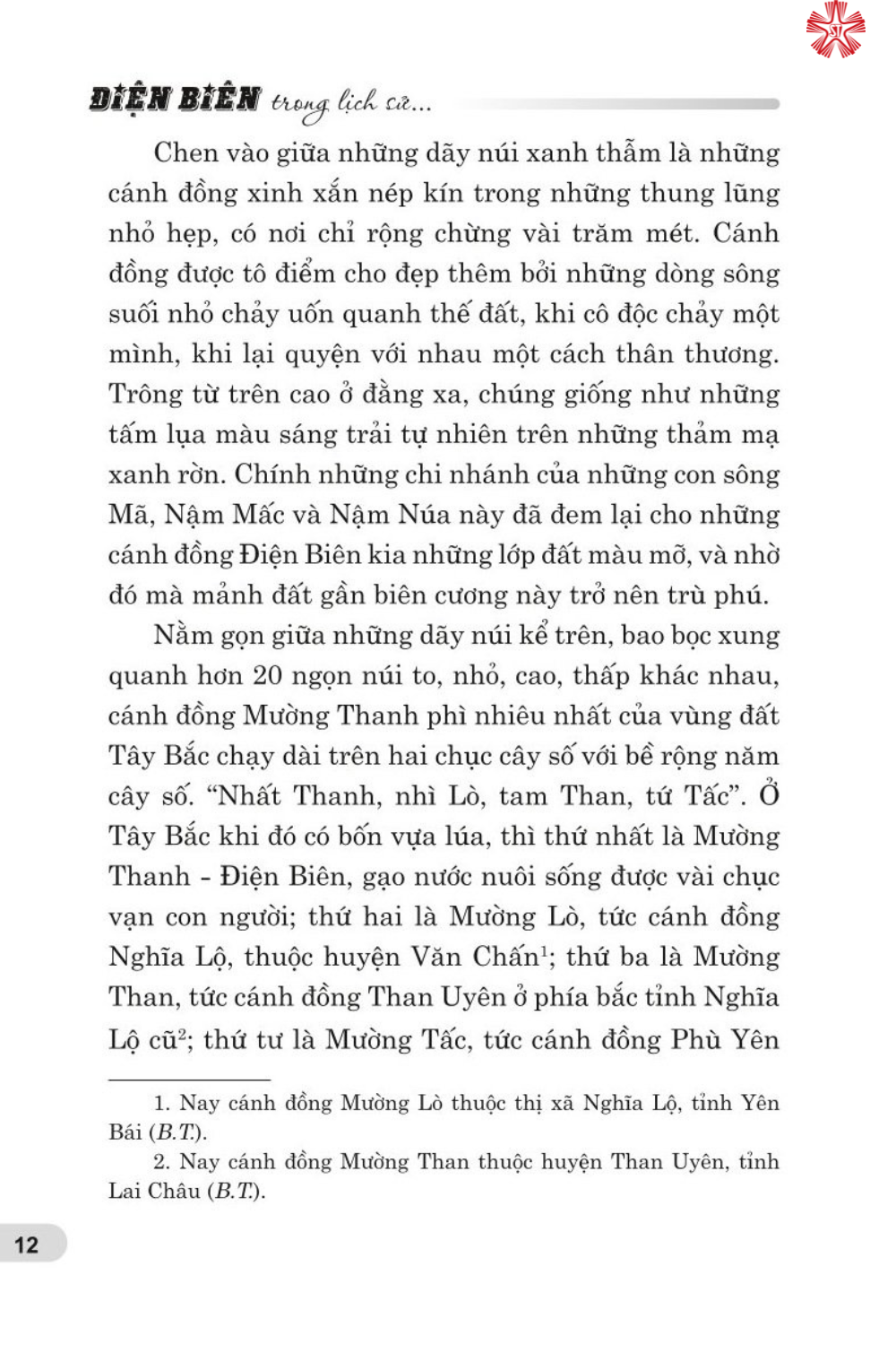 Điện Biên trong lịch sử (từ thuở ban đầu đến năm 1954) bản in 2024