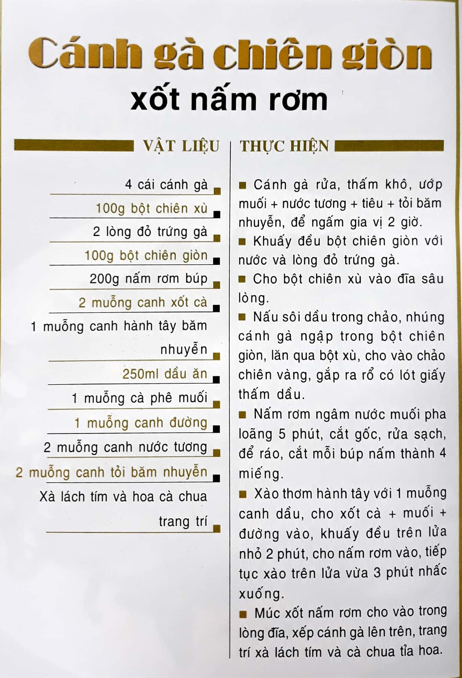 Món Ăn Được Ưa Thích - Món Gà, Vịt (Tái Bản)