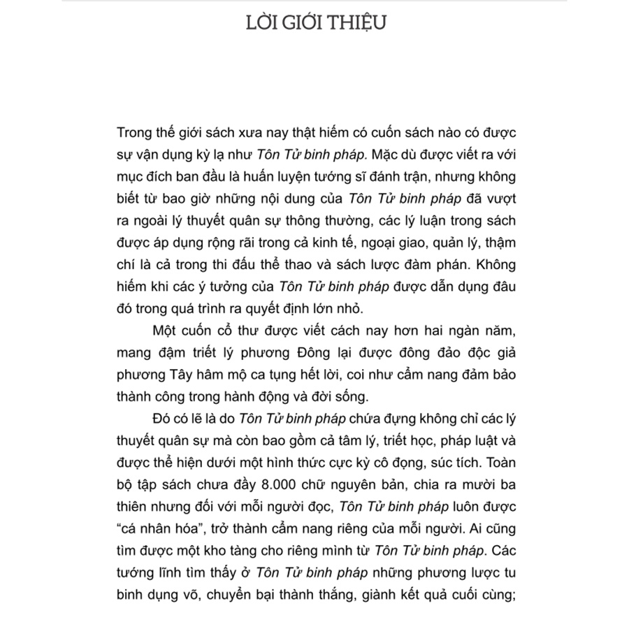Tôn Tử Binh Pháp ( Tái Bản )
