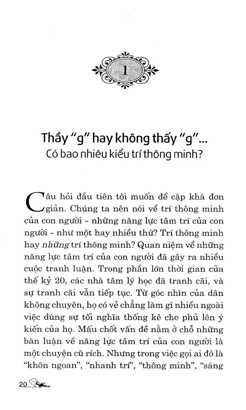 Dẫn Luận Về Trí Thông Minh
