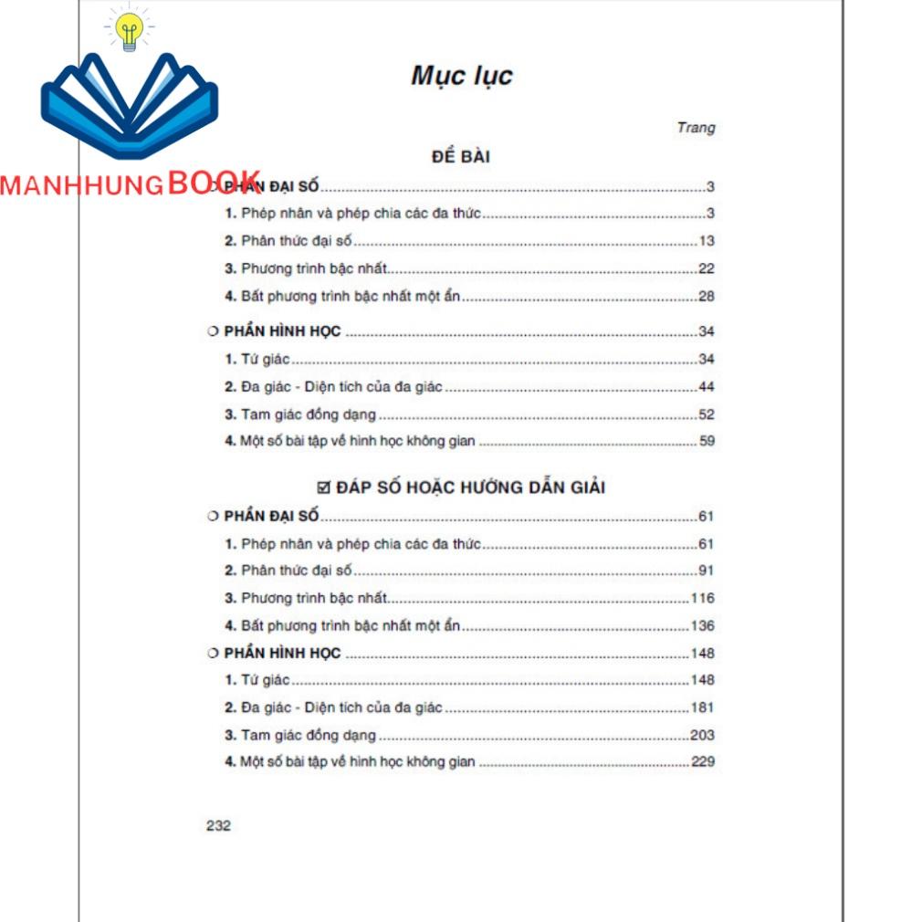 SÁCH - 500 bài toán chọn lọc 8 (dùng chung cho các bộ sgk hiện hành)