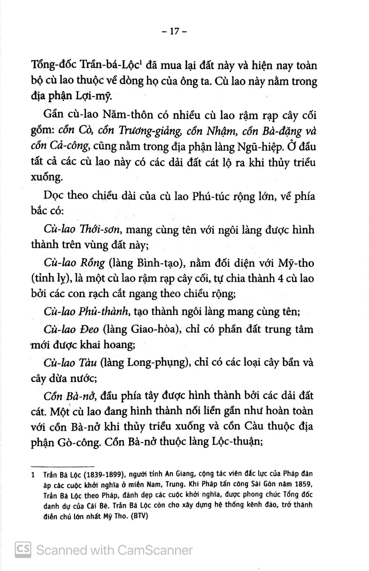 Chuyên Khảo Về Tỉnh Mỹ Tho - Địa Lý Học : TỰ NHIÊN, KINH TẾ & LỊCH SỬ NAM KỲ