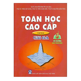 Sách - Toán Học Cao Cấp Tập Hai: Giải Tích (DN)