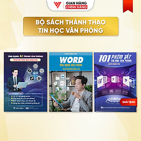 Combo 2 Sách Ứng Dụng AI Và Word - Ứng Dụng Văn Phòng Từ Cơ Bản Đến Nâng Cao  - N1