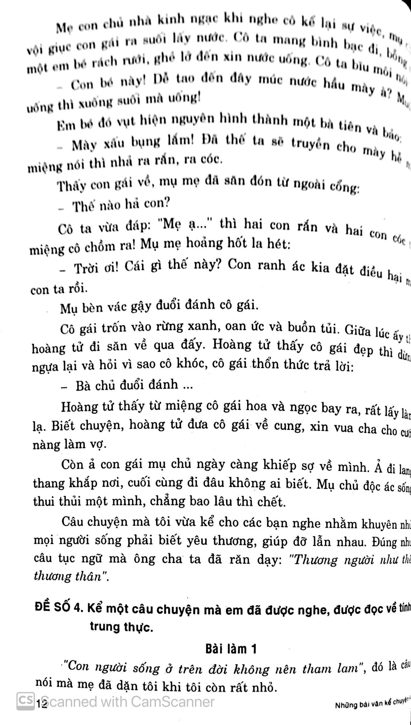 Những Bài Văn Kể Chuyện 4