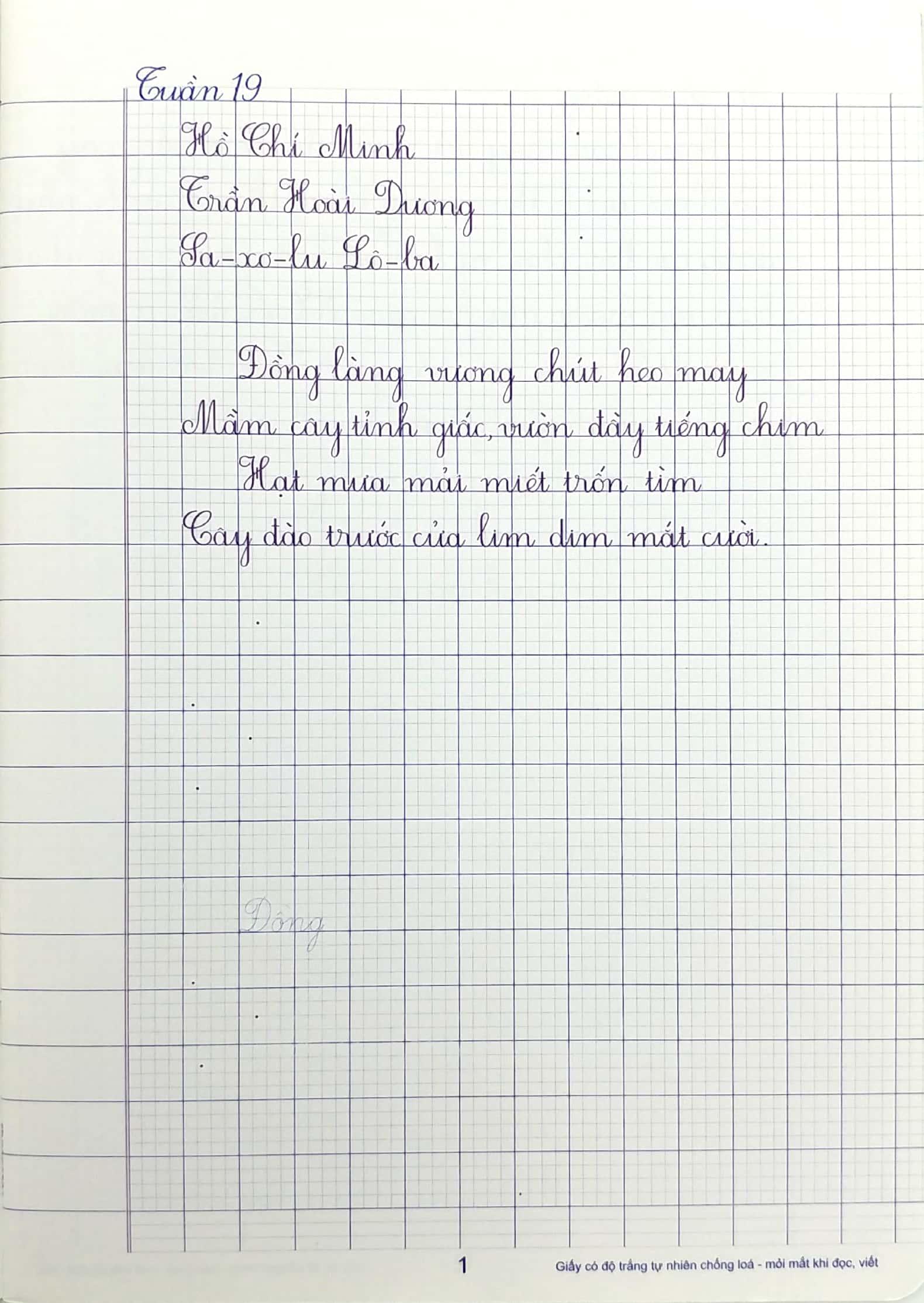 Vở Ô Li Có Mẫu Chữ 5 - Tập 2