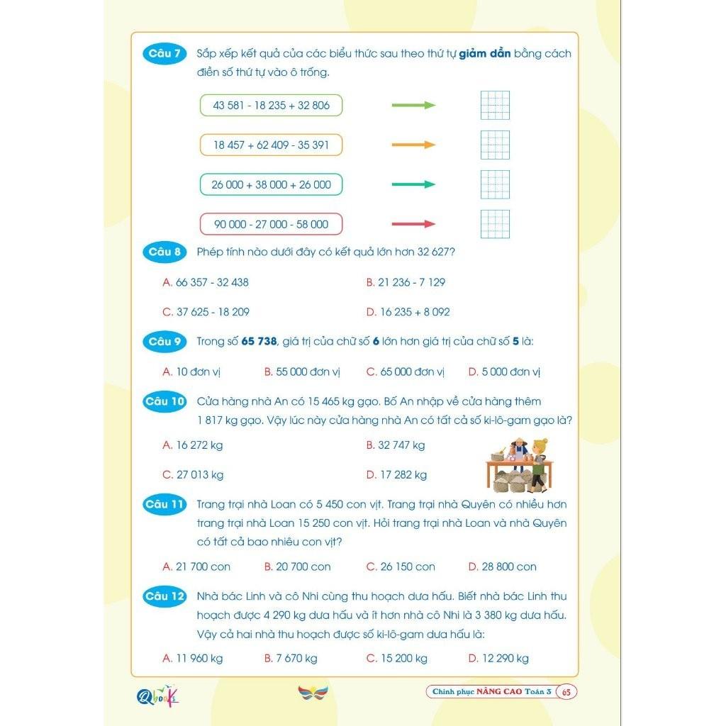 Chinh Phục Nâng Cao Toán Lớp 3 - Cánh Diều - Cả năm ( 1 Cuốn ) - Bản Quyền