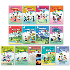 Bộ sách giáo khoa Lớp 6- Cánh Diều (13 quyển- Kèm bìa nilong bao sách)