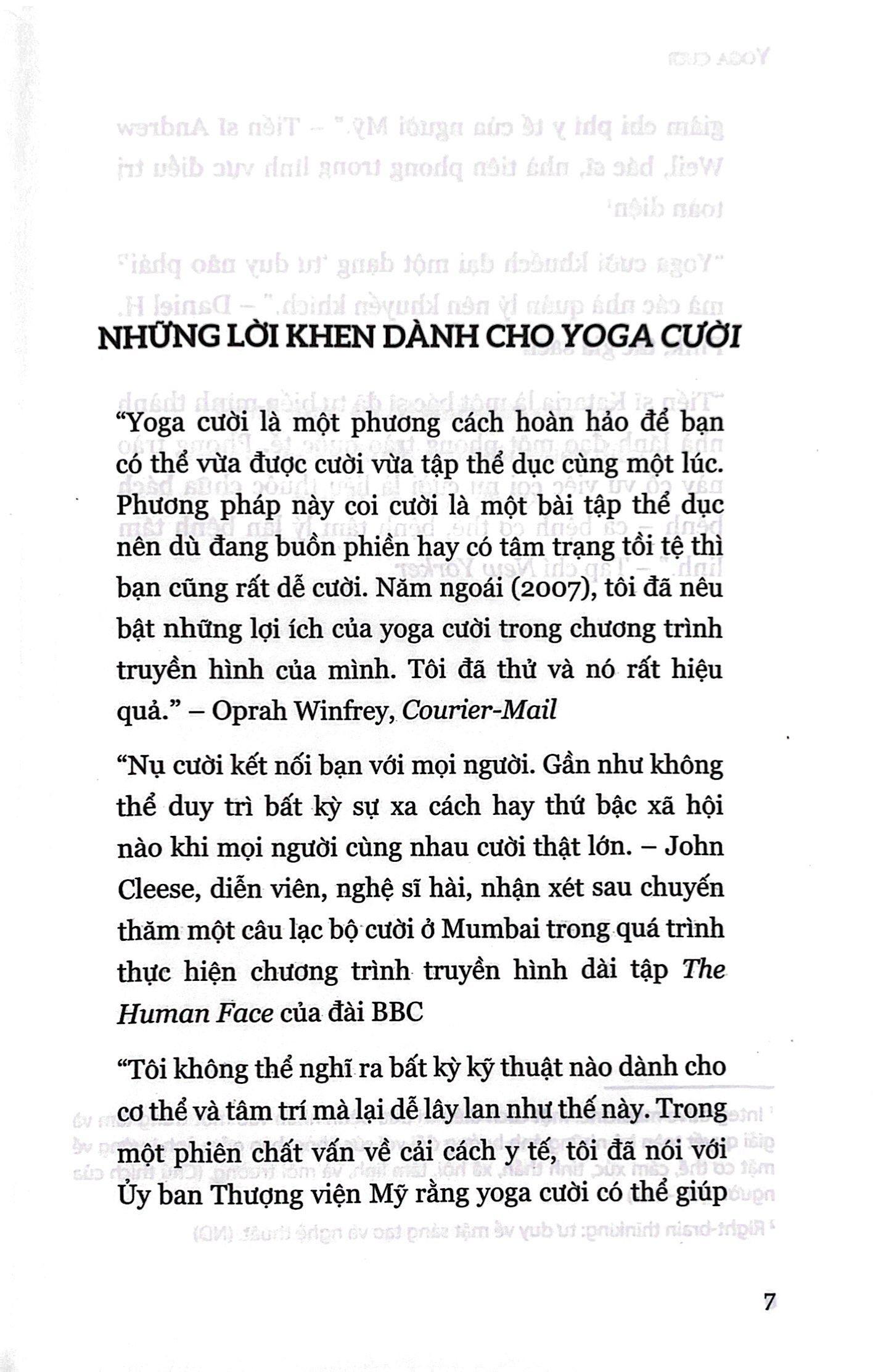 Yoga Cười - Những Bài Tập Cười Hàng Ngày Để Có Sức Khoẻ Và Hạnh Phúc Dài Lâu