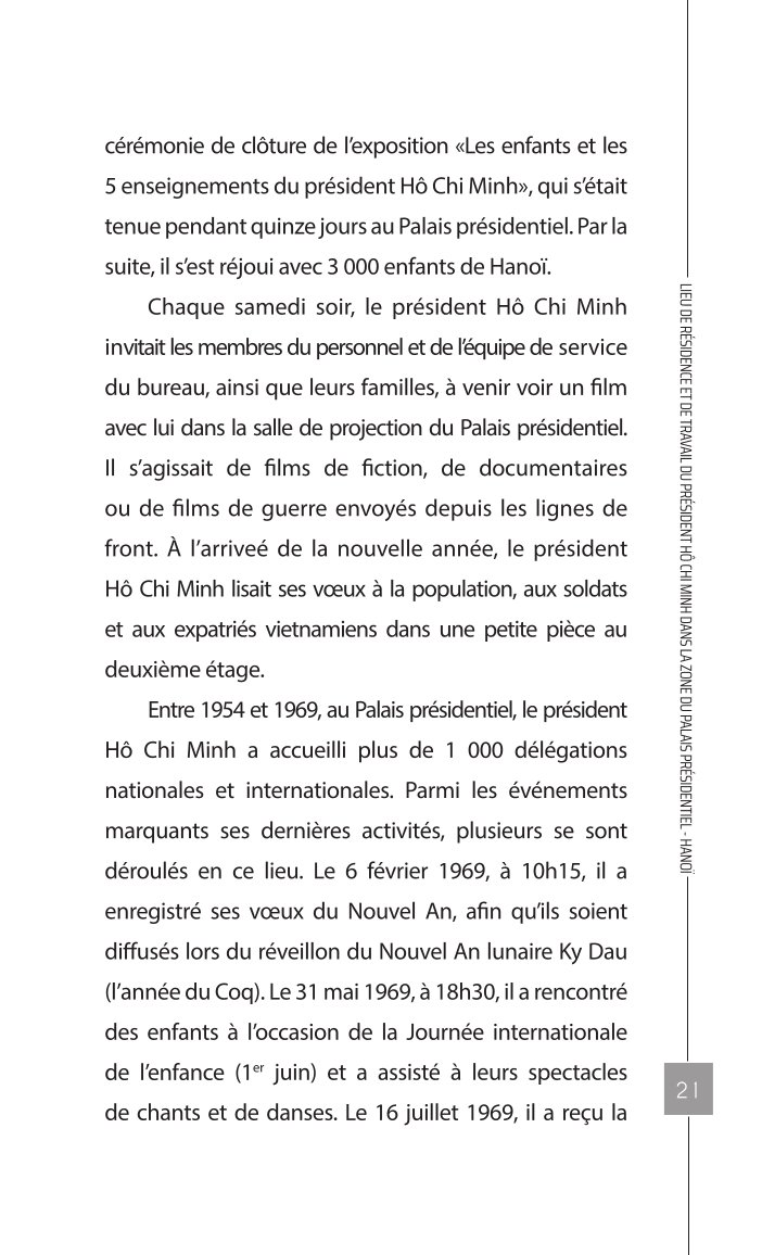 Lieu de residence et de travail du pesident Ho Chi Minh dans la zone du palais presidentiel - Hà Nội