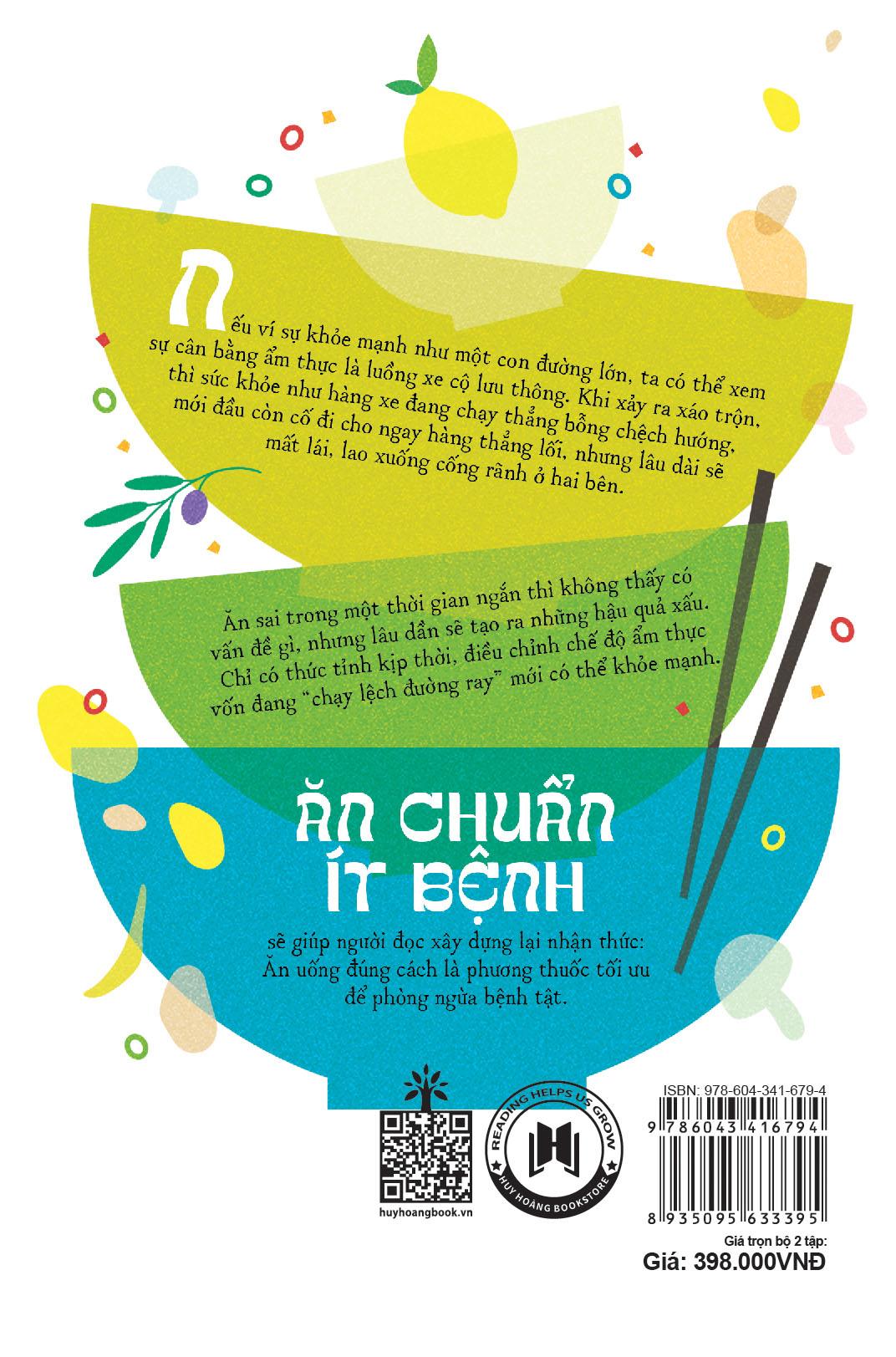 Bộ Sách Ăn Chuẩn Ít Bệnh (Bộ 2 Cuốn)