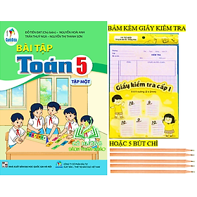 Sách - Combo Bài tập Toán 5 - tập 1 + 2 (cánh diều)