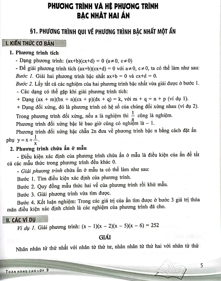Toán Nâng Cao 9 ( Dùng cho các bộ sách SGK hiện hành )