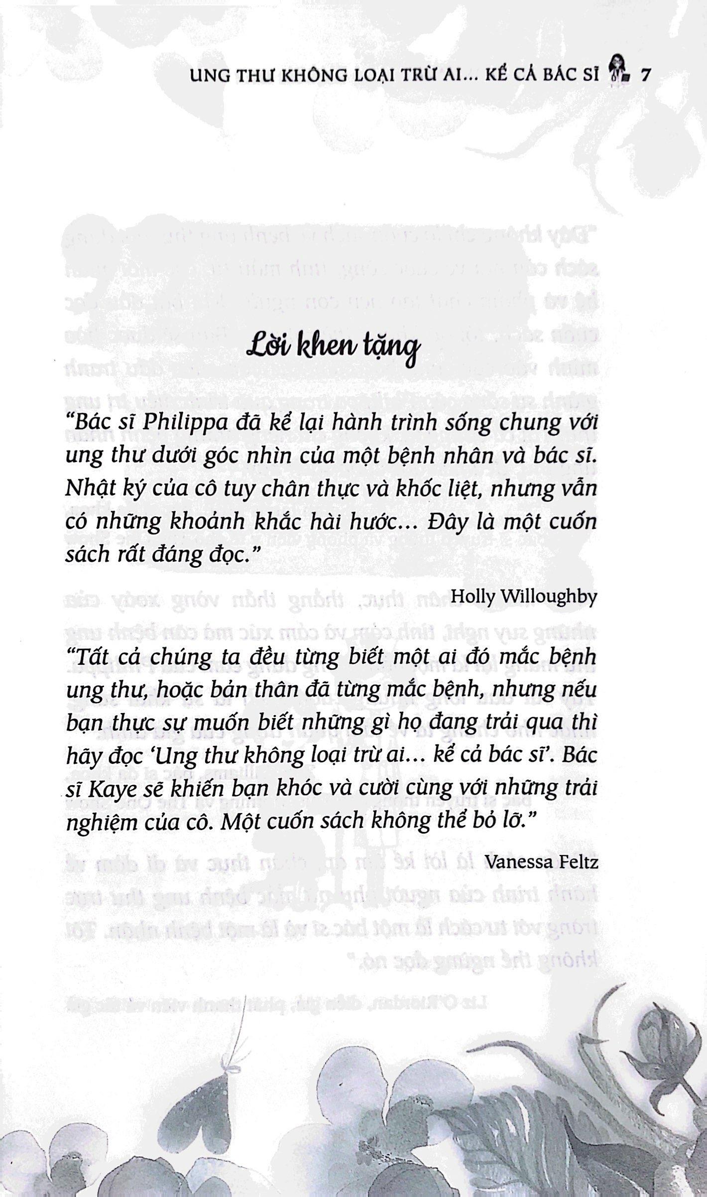 Ung Thư Không Loại Trừ Ai... Kể Cả Bác Sĩ