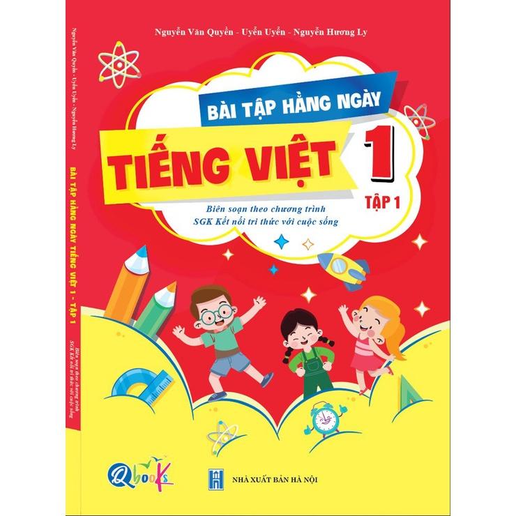 Sách - Combo Bài Tập Hằng Ngày - Toán và Tiếng Việt Lớp 1 - Kết Nối Tri Thức Với Cuộc Sống - Tập 1 (2 cuốn)