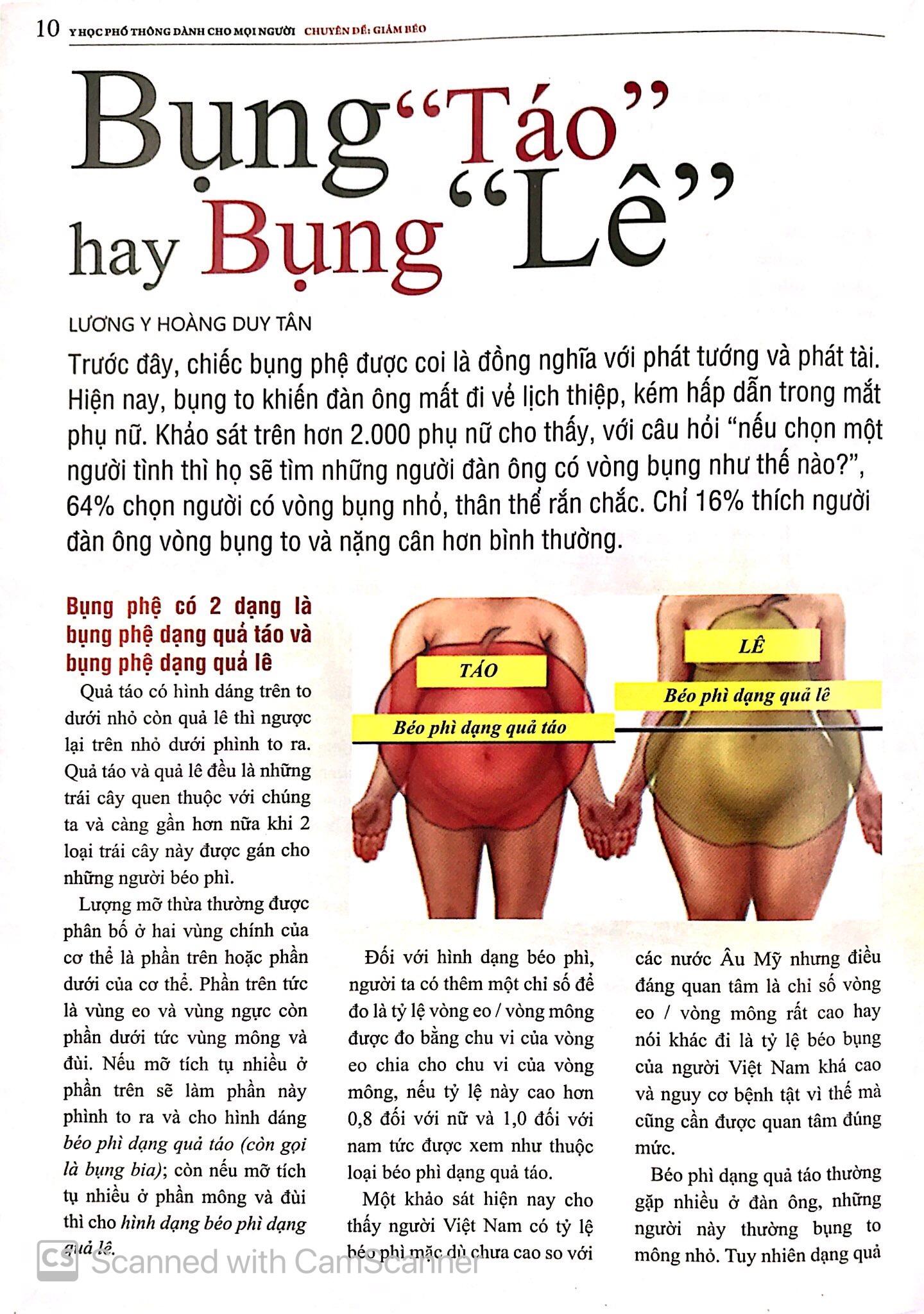 Y Học Phổ Thông Dành Cho Mọi Người - Chuyên Đề: Giảm Béo
