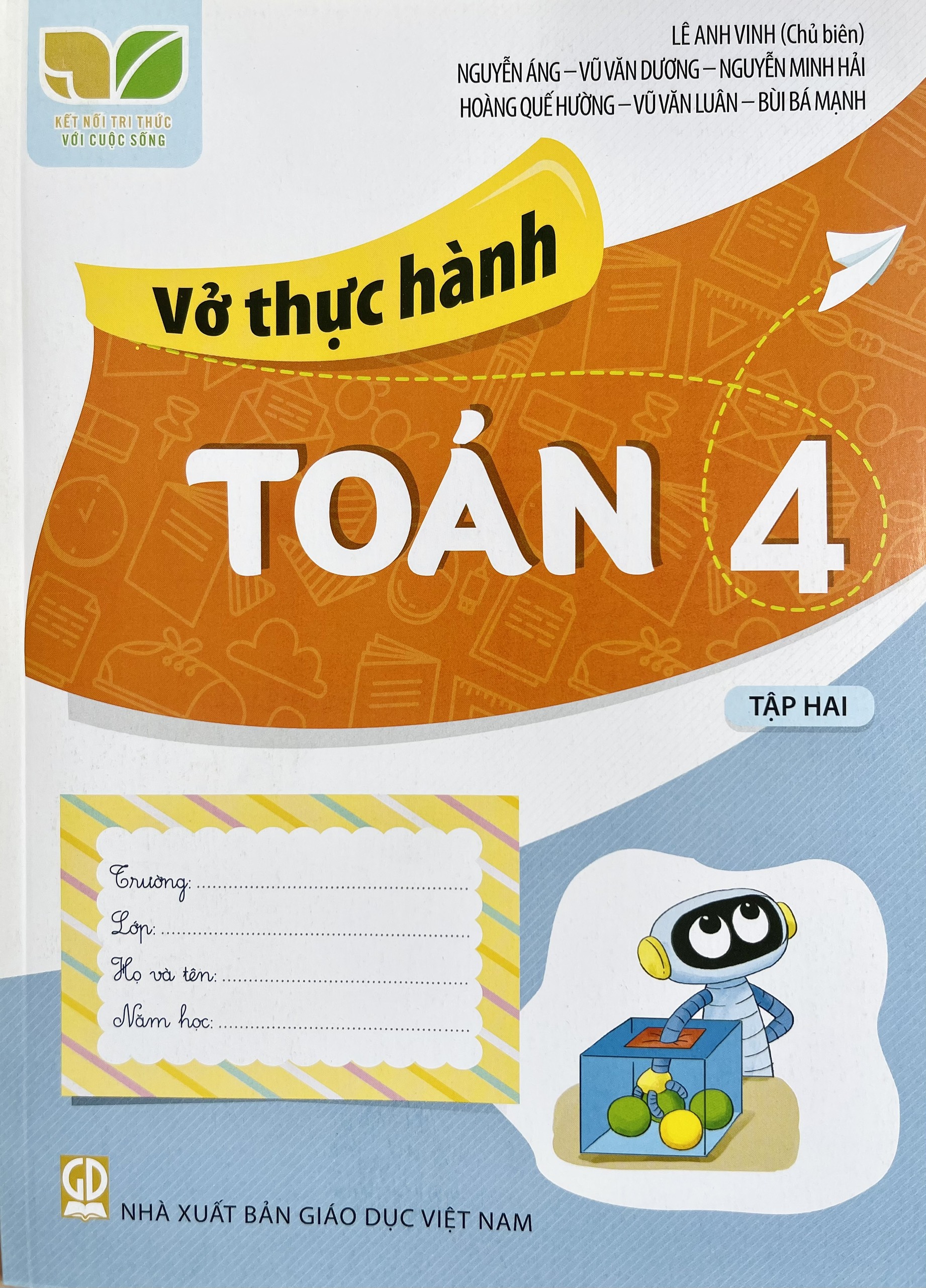Sách - Combo 2 cuốn Vở thực hành Toán lớp 4 tập 1+2 (Kết nối tri thức với cuộc sống)