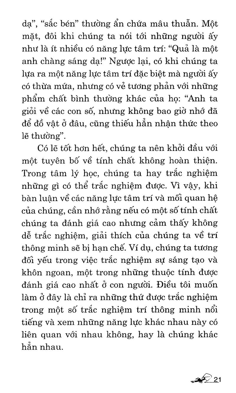 Dẫn Luận Về Trí Thông Minh