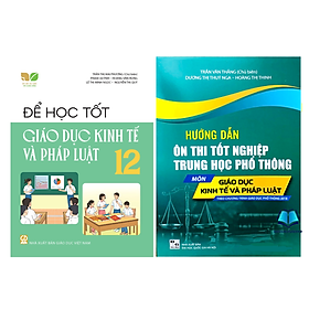Sách - Combo 2c Để học tốt GDKT và phát luật 12 + hướng dẫn ôn thi tốt nghiệp THPT môn giáo dục kinh tế và pháp luật