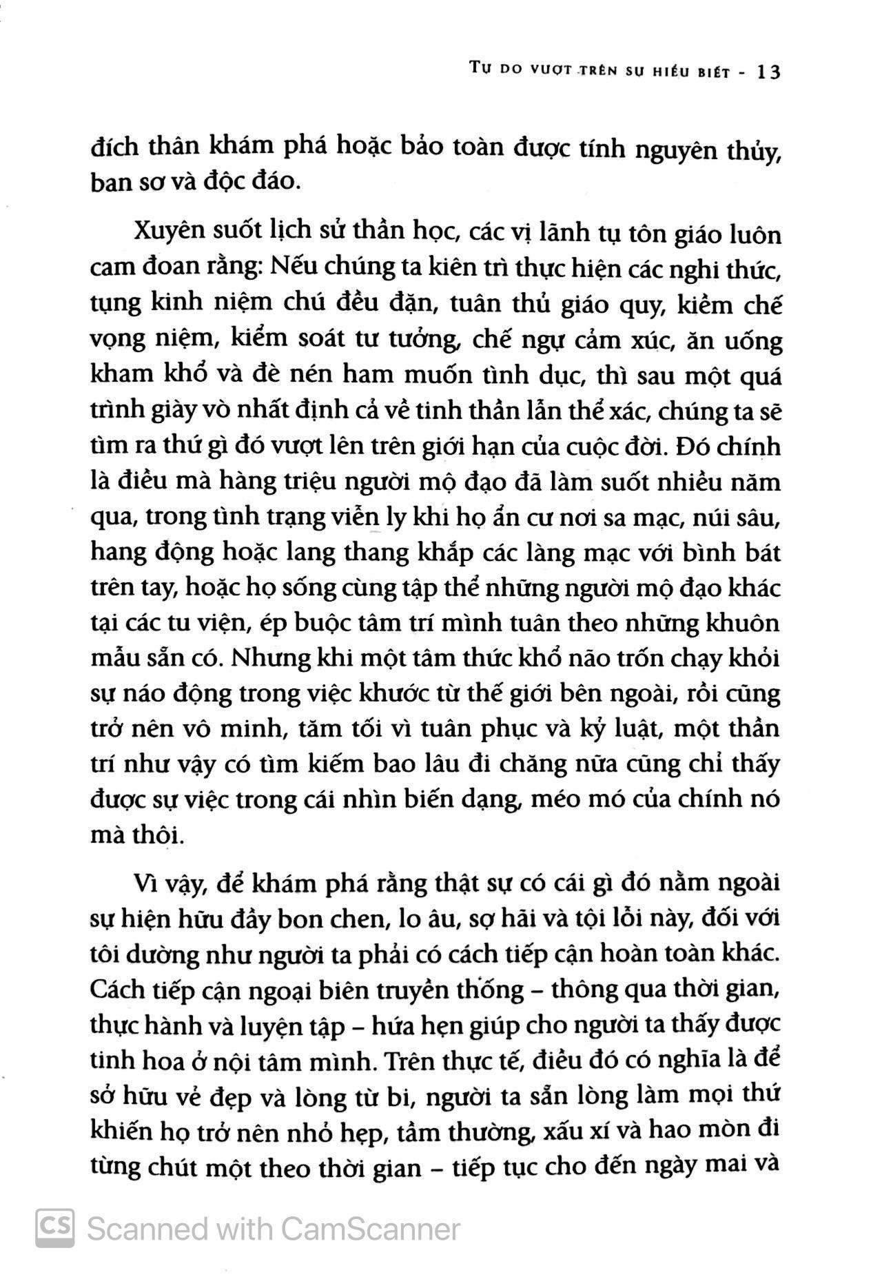 Tự Do Vượt Trên Sự Hiểu Biết