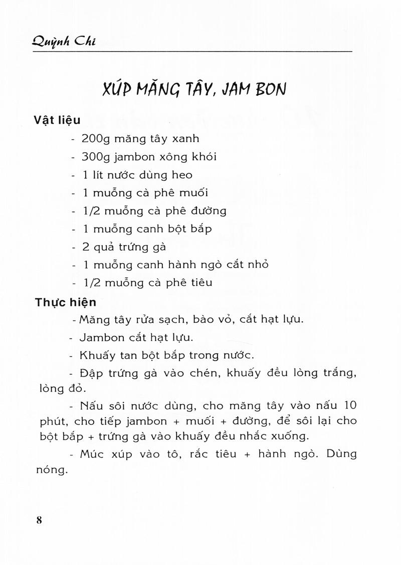 Thực Đơn Đãi Tiệc