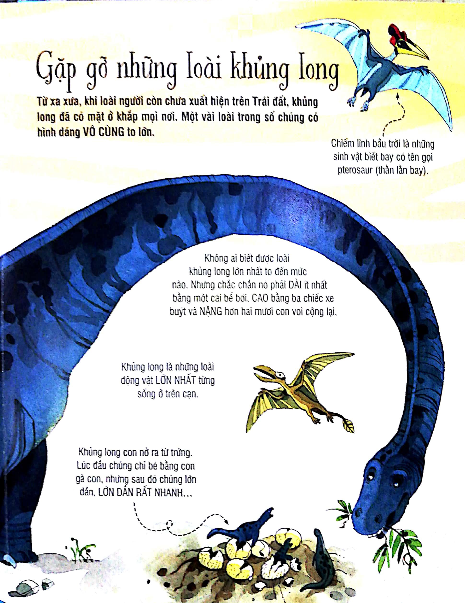 Sách Tương Tác - Big Book - Cuốn Sách Khổng Lồ Về Các Loài Khủng Long (Tái Bản 2018)
