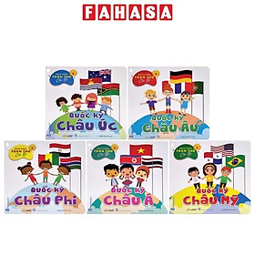 Sách - Bách Khoa Toàn Thư Cho Bé - Quốc Kỳ (Bộ 5 Cuốn) (Tái Bản 2024)
