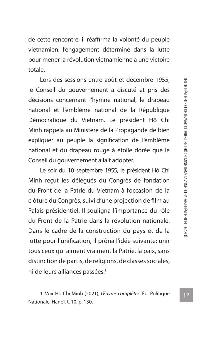 Lieu de residence et de travail du pesident Ho Chi Minh dans la zone du palais presidentiel - Hà Nội