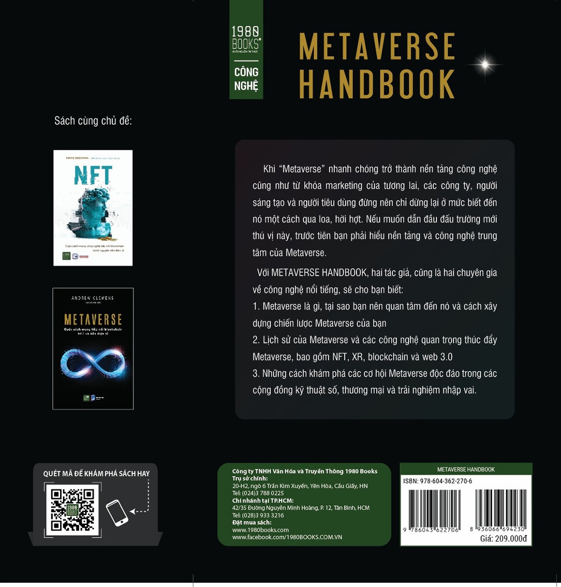 Sách - Metaverse Handbook - QuHarrison Terry & Scott Keeney