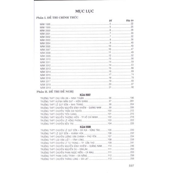 Sách - Tuyển tập 25 năm đề thi Olympic 30 tháng 4 Toán học 10 (1998 - 2019)