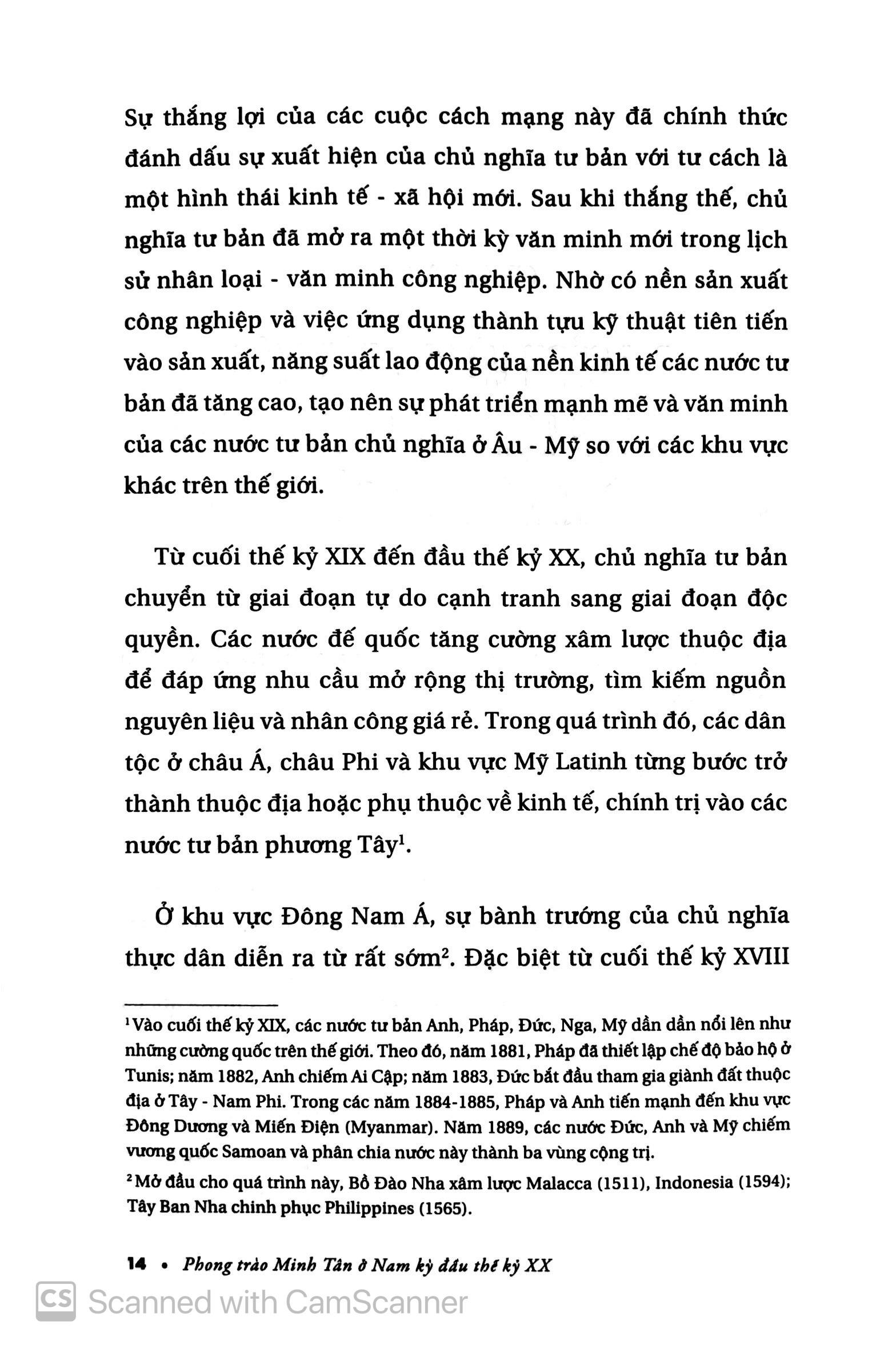 Phong Trào Minh Tân - Ở Nam Kỳ Đầu Thế Kỷ XX
